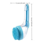 2-in-1 Pet Bath Brush with Soap Dispenser