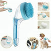 2-in-1 Pet Bath Brush with Soap Dispenser
