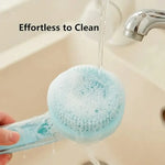 2-in-1 Pet Bath Brush with Soap Dispenser