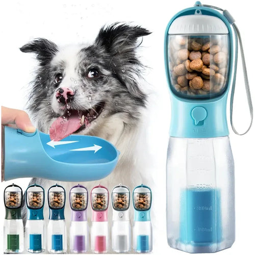 Portable Dog Water Bottle 3 in 1