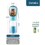 Portable Dog Water Bottle 3 in 1