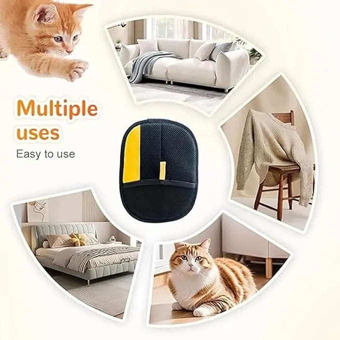 Reusable Pet Hair Removal Gloves