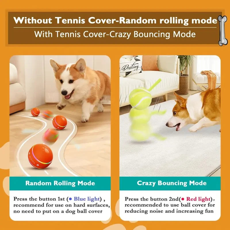 Motion Activated Automatic Rolling Dog Ball