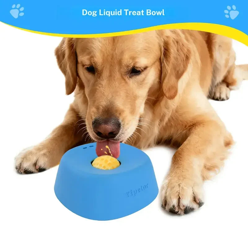 Liquid Treat Slow Feeder Dog Bowl