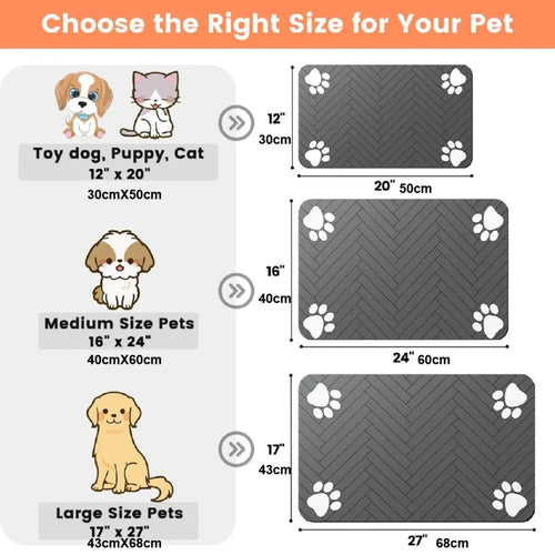 Absorbent Pet Feeding Mat