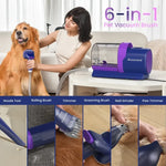 9 in 1 Dog / Cat / Pet Grooming Vacuum Kit Purple , Blue , Green
